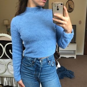 NWT Zara blue soft sweater